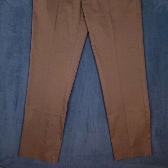 Roundtree & Yorke Travel Smart Pants Sz 32x32 Brown Classic Fit Core Comfort NWT - Picture 6 of 10